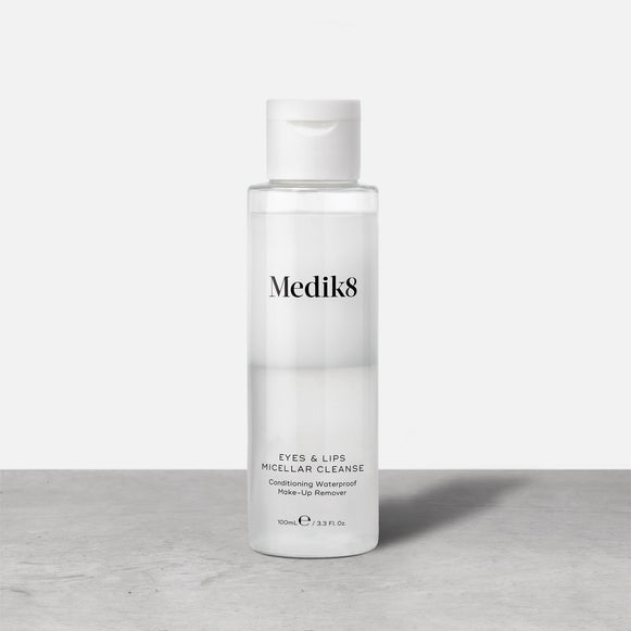 Eyes & Lips Micellar Cleanse™ by Medik8. Conditioning Waterproof Make-Up Remover.-hover-17